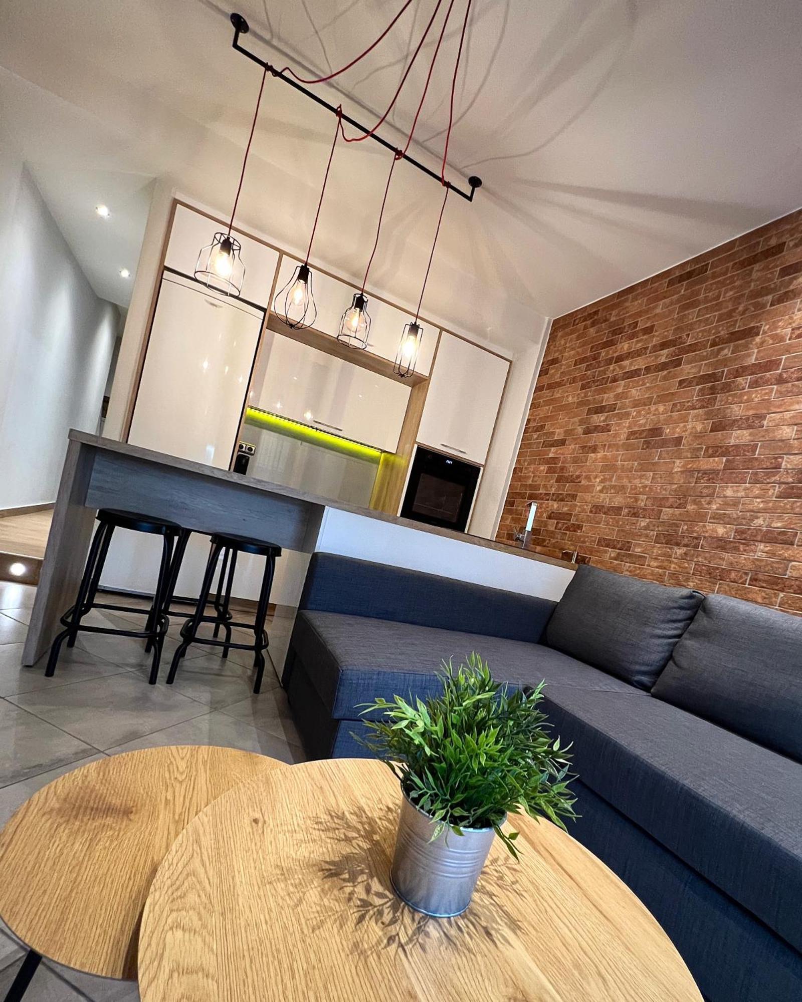 48 Downtown Lofts Daire Néa Péramos Dış mekan fotoğraf