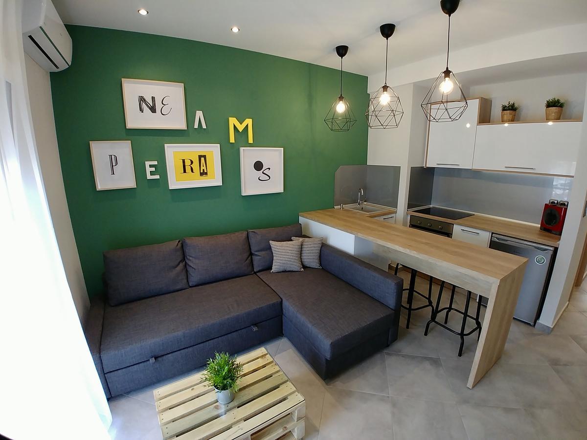 48 Downtown Lofts Daire Néa Péramos Dış mekan fotoğraf
